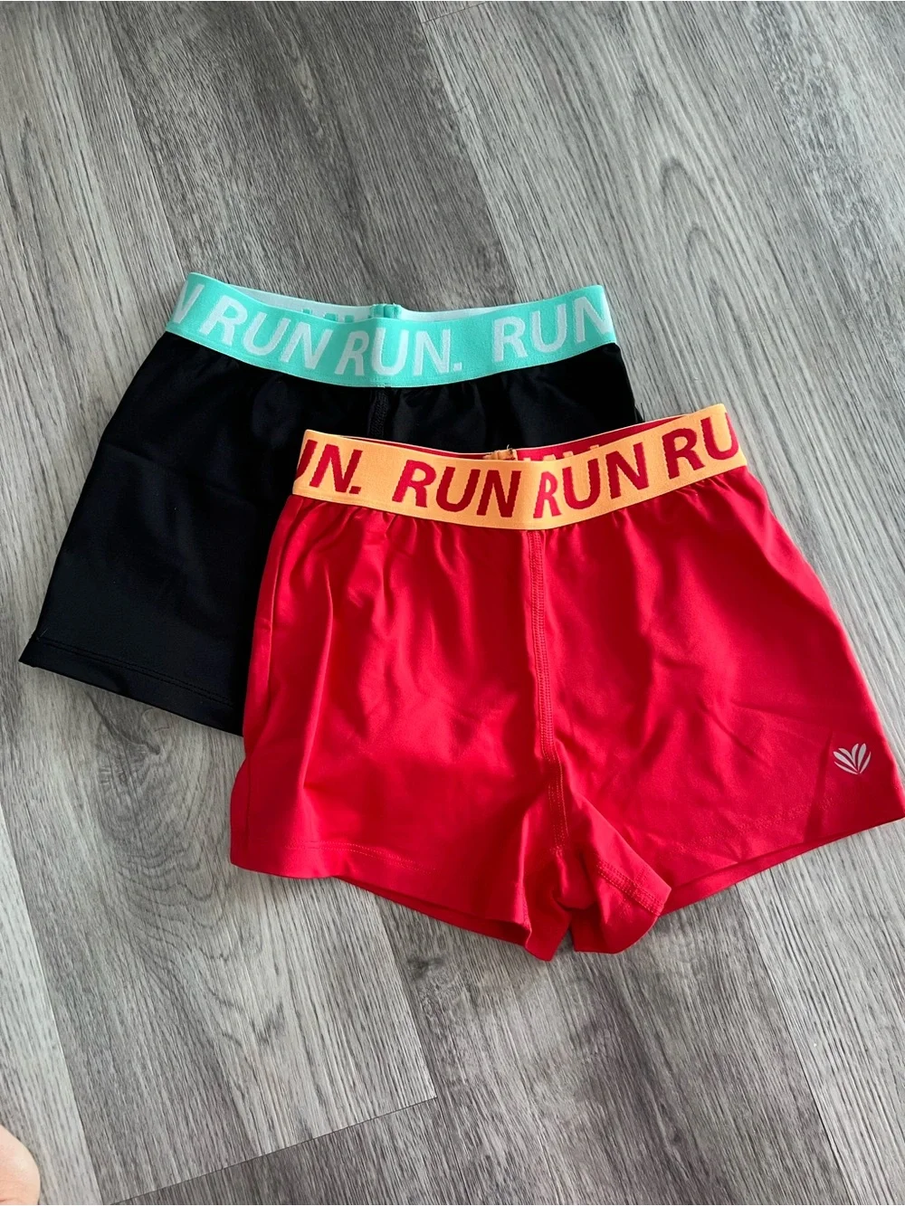 MPG Compression Shorts Bundle 2 Pairs XS Black Red Running Workout